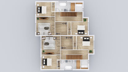 Perspectives en plan 3D