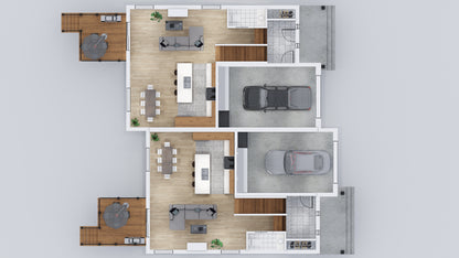Perspectives en plan 3D