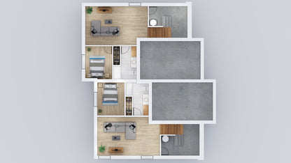 Perspectives en plan 3D